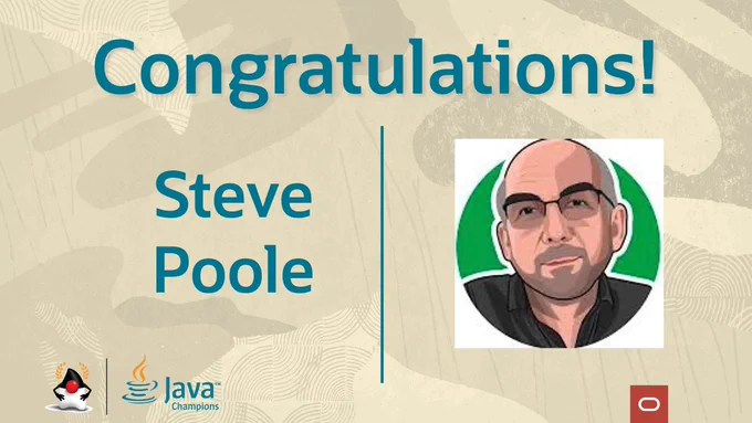 Steve Poole as a new Java Champion!