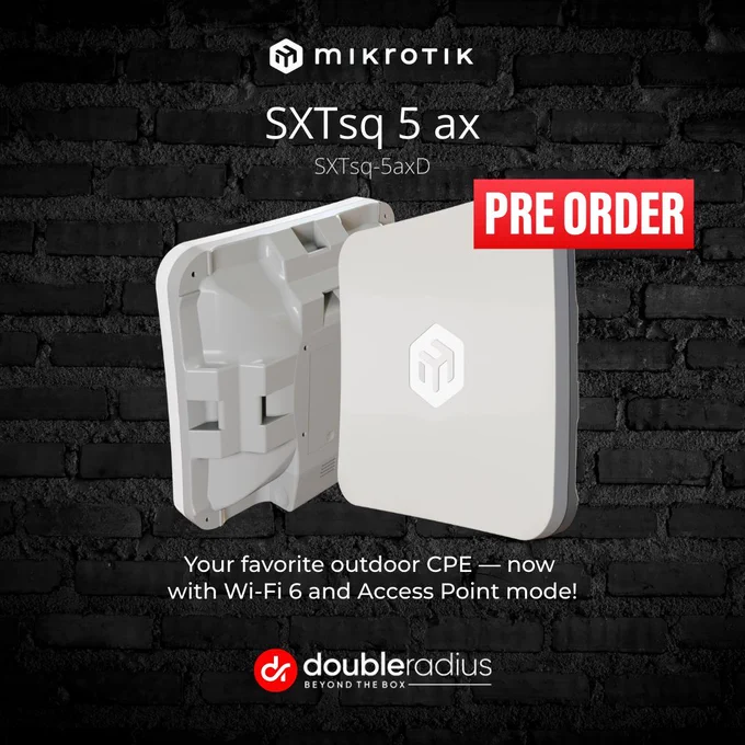 MikroTik SXTsq 5 ax at DoubleRadius