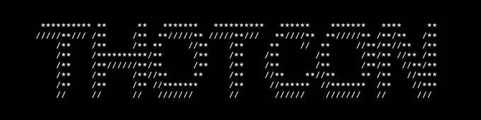 THOTCON in ASCII art text