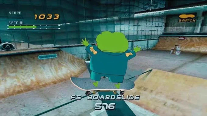 Apu in Tony hawk pro skater game 