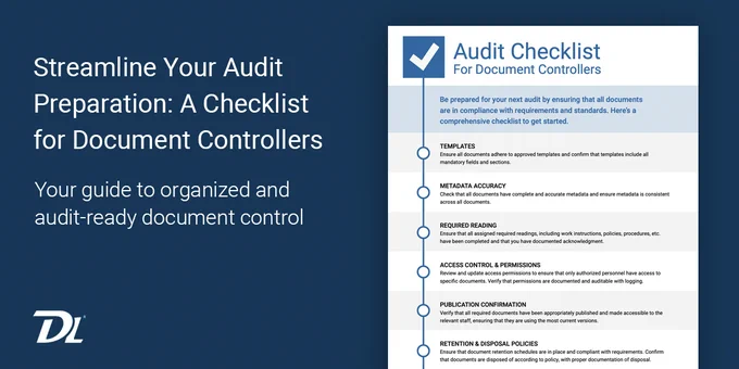 Streamline Your Audit Preparation: A Checklist for Document Controllers