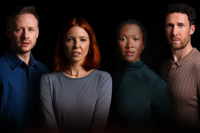 Kevin Clifton, Stacey Dooley, Shvorne Marks and Grant Kilburn