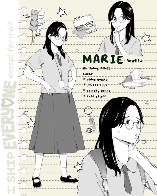 Meet Marie 👾 The girl who wants nothing but a peaceful high school life.