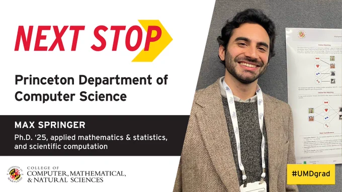 Max Springer's Next Stop: Princeton Department of Computer Science
