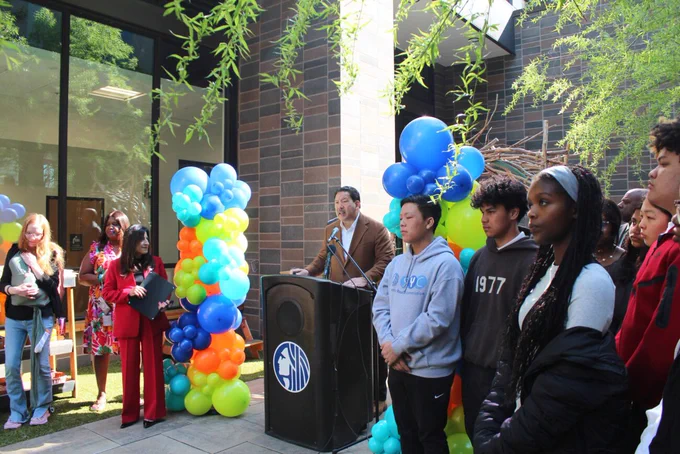 Mayor Harrell speaking at the  Families, Education, Preschool, and Promise (FEPP) Levy renewal press event 