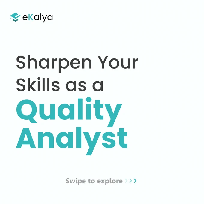 Looking to build a rewarding career in Quality Assurance? eKalya offers the best Quality Analyst training in Tirunelveli, designed for aspiring professionals who want to master software testing techniques. As a top Tirunelveli software training institute, we provide hands-on experience with industry tools and real-time projects. Whether you’re a fresher or a career switcher, our Tirunelveli IT training course equips you with essential skills for today's tech landscape. Our software training in Tirunelveli includes personalized mentorship, interview prep, and certification support. Join the most trusted institute in Tirunelveli for IT training and elevate your future in QA. Start your journey with eKalya – where your success begins!

#QualityAnalystTraining #SoftwareTrainingTirunelveli #TirunelveliITTraining #TopITInstituteTirunelveli #BestTrainingInstitute #TirunelveliSoftwareTraining #TrainingSoftware #InstituteTirunelveli #TirunelveliCareers #ITTrainingTirunelveli #eKalya #TopSoftwar