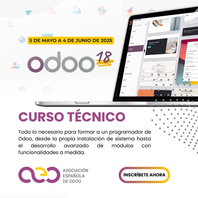 Curso Técnico Base Odoo v18