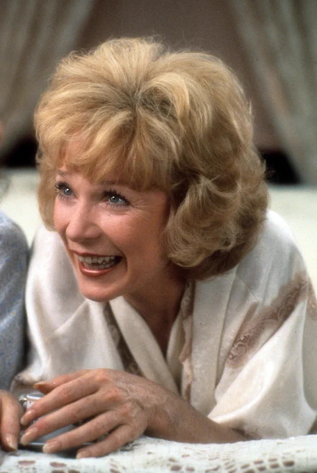 A photograph from Terms Of Endearment featuring Aurora Greenway played by Shirley MacLaine.