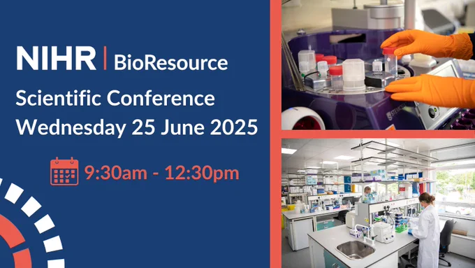 NIHR BioResource Scientific Conference 2025 graphic