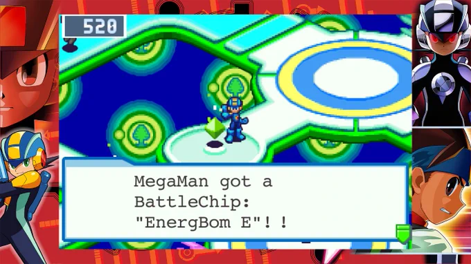 In Battle Network 4, this chip is not obtainable in this mystery data in this location, despite being in the drop list.