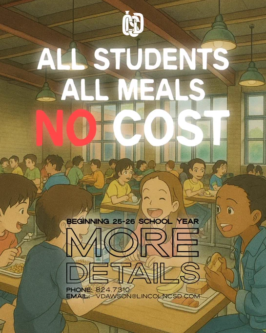 No Cost Meals 2025