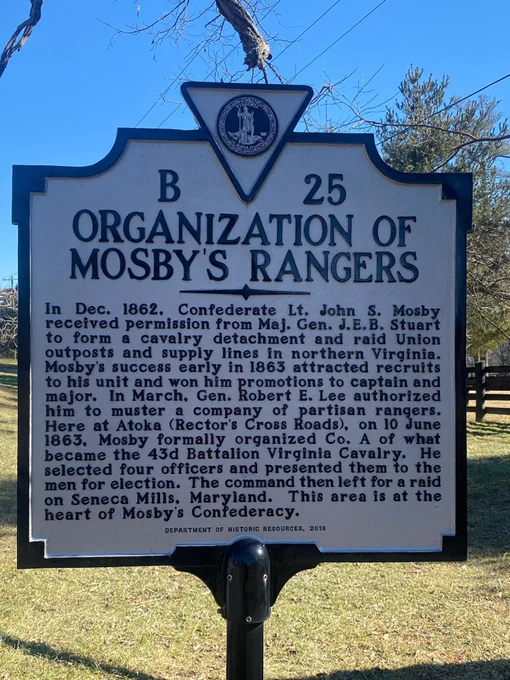 Organization of Mosby’s Rangers