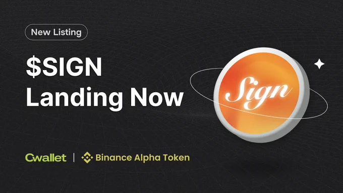 Cwallet New Listing: $SIGN