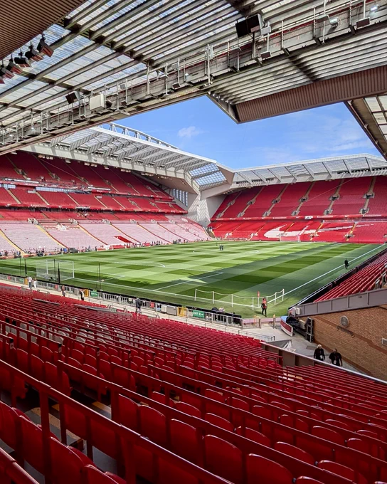 General view of Anfield.