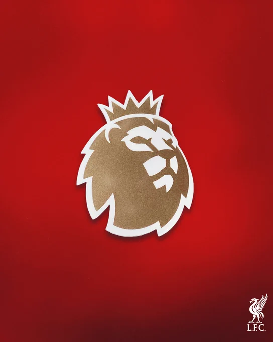 Golden Premier League logo on a red background.