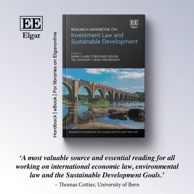 This cutting-edge Research Handbook examines how investment law and policy can foster or frustrate sustainable development goals and accords. Expert authors explore opportunities for environmental, social, and economic rules to shape international investment flows, advancing global sustainability and justice.