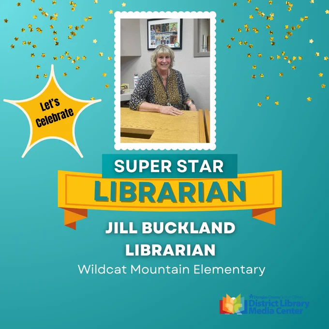 Jill Buckland, the librarian at Wildcat Mountain Elementary