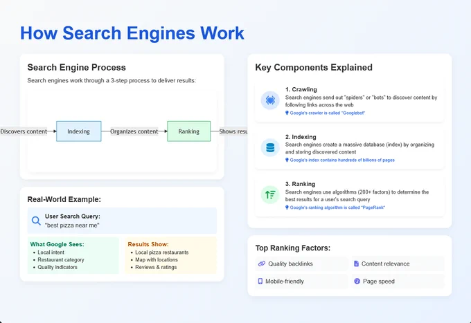 How search engines work
