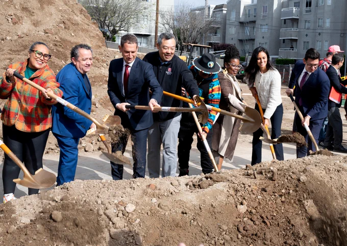 groundbreaking shovel ceremony