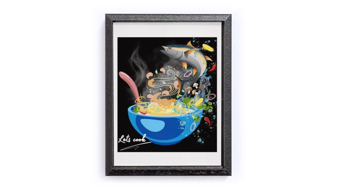 Let’s Cook - Framed Wall Art