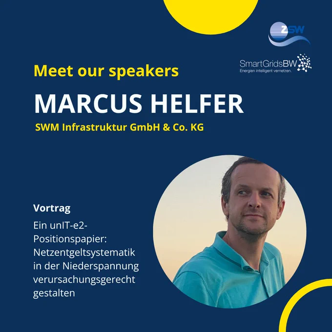 Referent Marcus Helfer von der SWM Infrastruktur GmbH & Co. KG