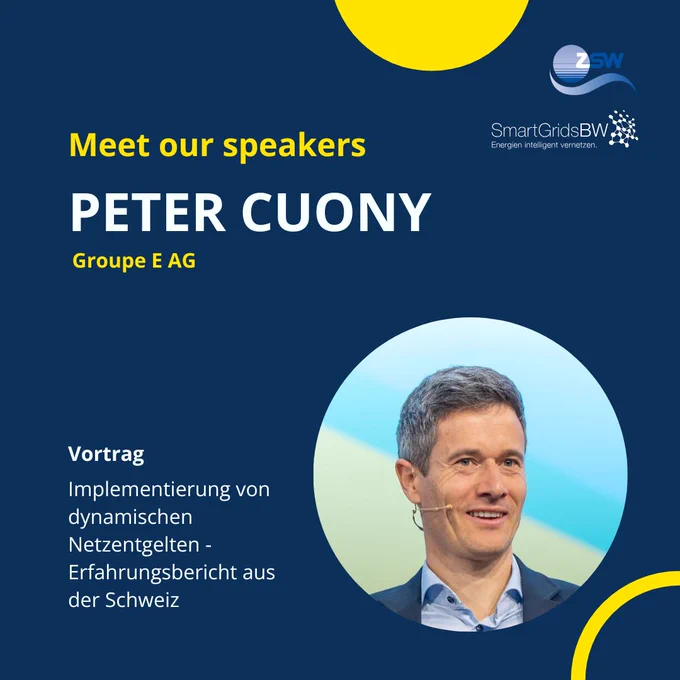 Referent Peter Cuony von der Groupe E AG