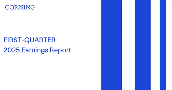 Image of blue and white graphic with the text: FIRST-QUARTER 2025 Earnings Report 