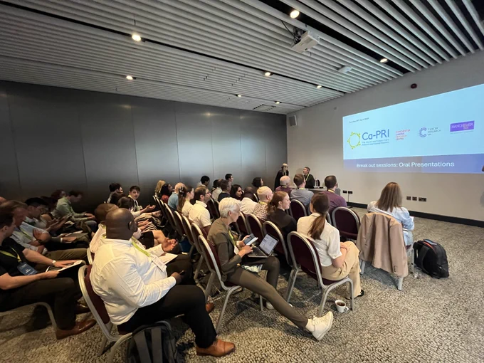Delegates in a breakout room session at Ca-PRI 2025