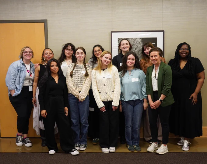[image descriptions: Photos of Planned Parenthood Teen Council members with Planned Parenthood staff and Minnesota legislators on Teen Council Lobby Day.]