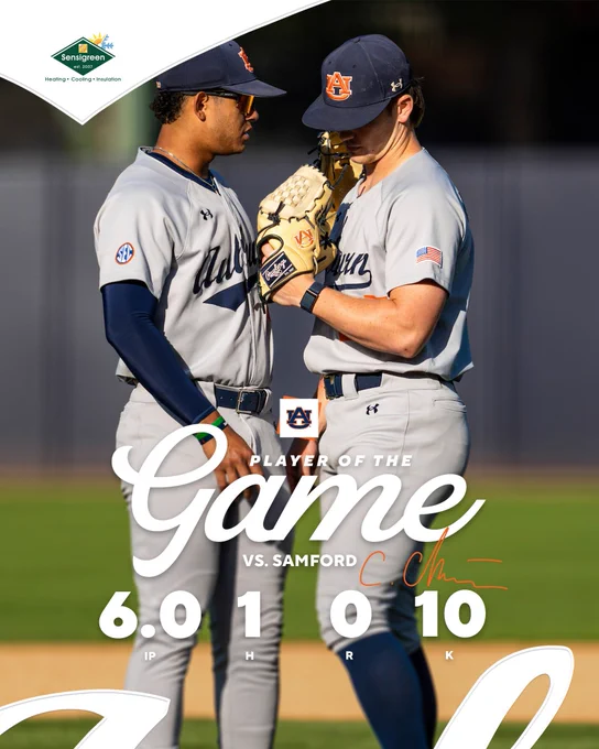 Player of the Game graphic featuring Christian Chatterton.