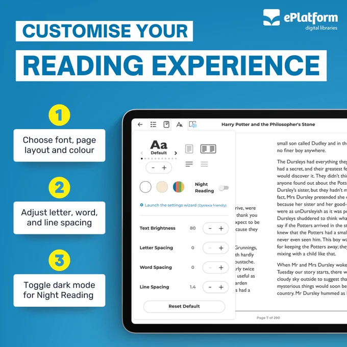 Settings Wizard by ePlatform Digital Libraries
