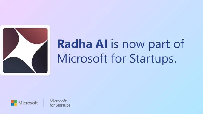 Radha AI is now part of Microsoft for Startup