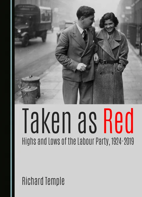 Cover of "Taken as Red" showing a black and white photograph of a man and woman in a street