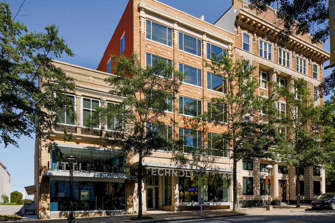Little Rock Technology Park offers month to month offices and coworking space in downtown Little Rock