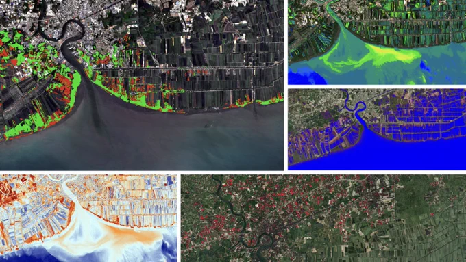 Marble analytics offered as building blocks within PCIS, with Sentinel-2 imagery
