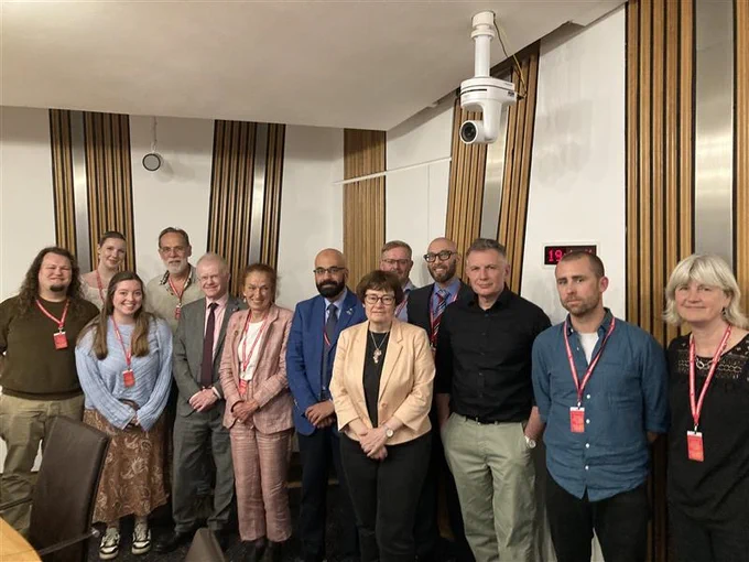 Members and attendees at the Scottish Parliament's Cross-Party Group on International Development on Tuesday 29th April 2025