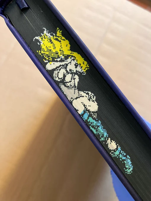 Cantos pintados de la novela Freddy Hardest La Última Misión escrita por JosepM. Obiol y publicad por LeFreak Ediciones