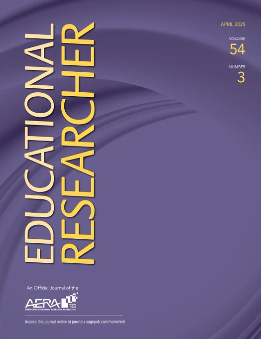 Cover of the AERA Educational Researcher Journal, Volume 54, Number 3.