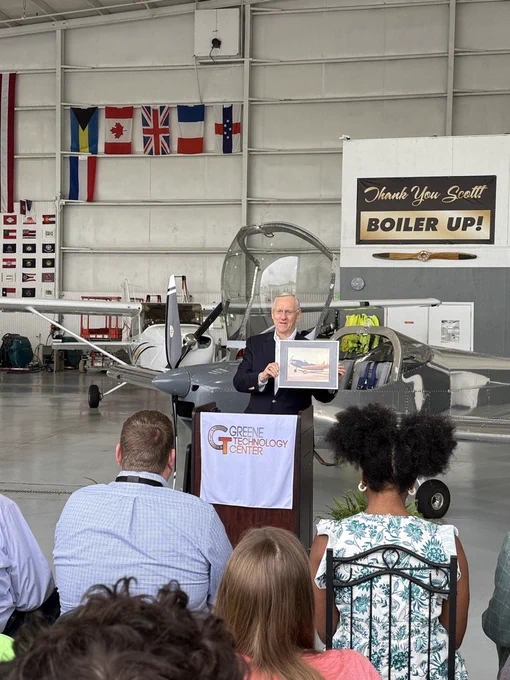 GTC aviation commissioning ceremony - Mr. Niswonger