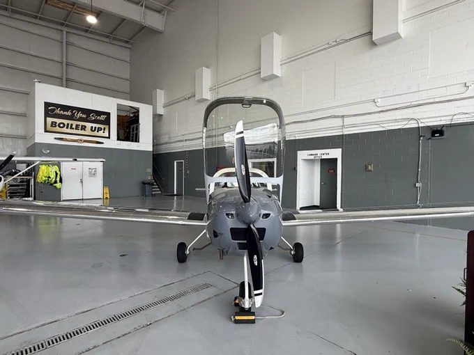 GTC aviation commissioning ceremony - Tango plane