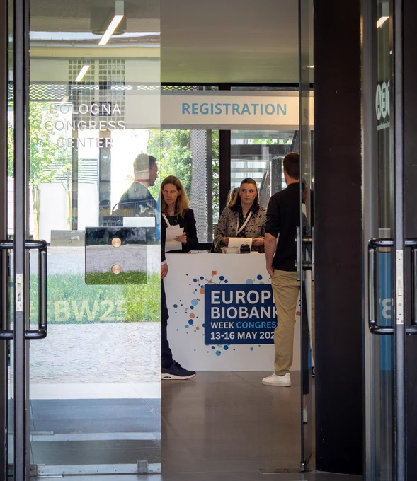 The picture of EBW25 registration desk