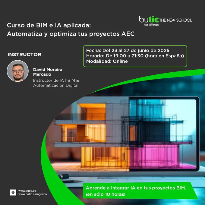 Curso de BIM e IA aplicada: automatiza y optimiza tus proyectos AEC de butic The New School