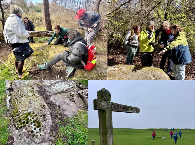 A selection of photos from the Rock Art Workshops in Faifley and Kirkcudbright © ScARF