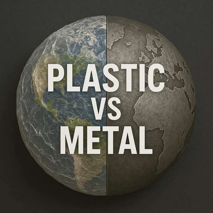 Plastic vs metal for sustainability