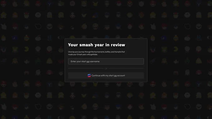 Design of the old landing page