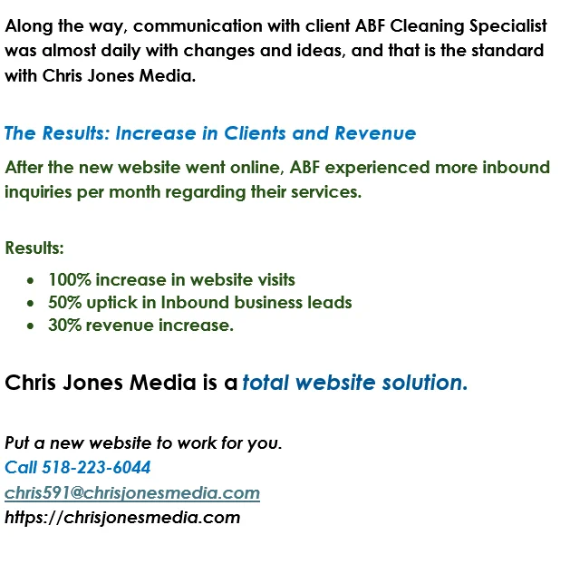 Chris Jones Media Case Study Part 2