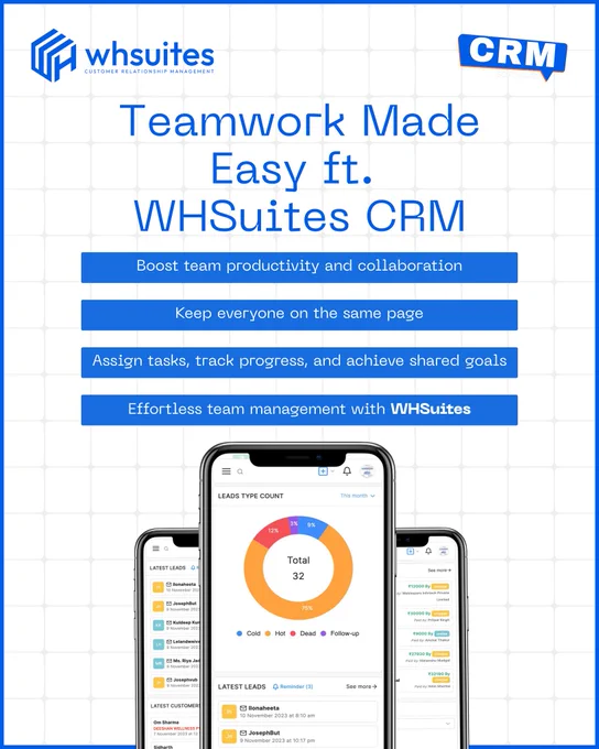 WH Suites CRM system allows businesses to manage customer relationships, including the data and information associated with them. With our #crmsystem, you can store customer and prospect contact information, accounts, #leads, and #sales opportunities in one central location.
For more information, visit https://www.whsuites.com/
.
.
.
#crm #data #opportunities #crmsoftware #crmsystem #crmtools #crmintegration #businessbrand #business #businessboost #businessalliance #companygrowth #company #crmintegration #companybranding #growth #smallbusinesssolutions #leads #onlinebusinesses #instagood #instagram #instadaily #explore