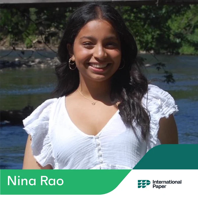 Scholarship winner Nina Rao