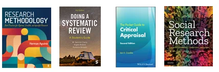 4 book covers of a range of study skills books. 