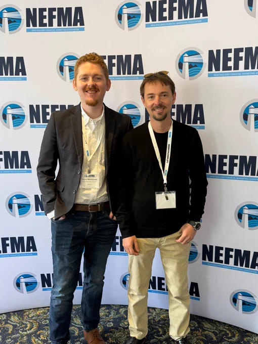 Scott and Jay at the 2025 Spring NEFMA Conference